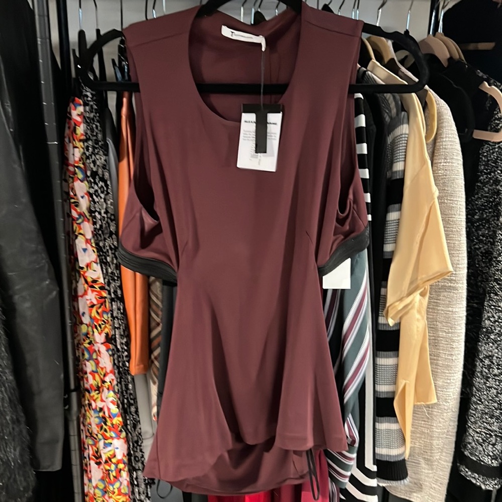 Open back Alexander Wang top M with tags